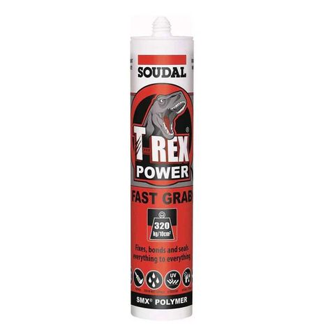SOUDAL T-REX POWER FAST GRAB JET BLACK 290ML