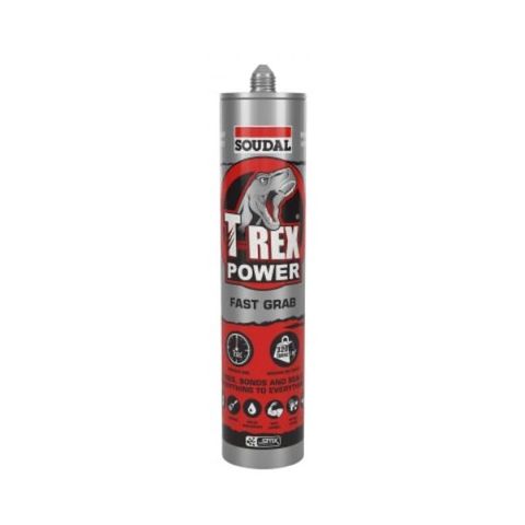 SOUDAL T-REX POWER FAST GRAB QUICK SILVER 290ML