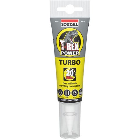 SOUDAL T-REX POWER TURBO WHITE 125ML
