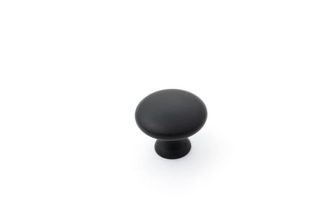SHAKER 30MM PLAIN KNOB - MATT BLACK