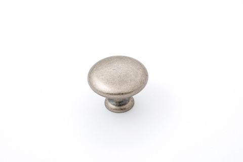 SHAKER 35MM PLAIN KNOB - PEWTER