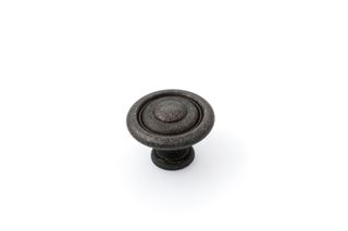 SHAKER 35MM FLUTED KNOB - ANTIQUE BLACK