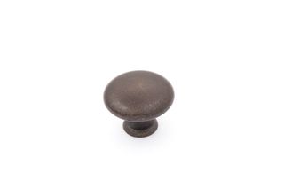 SHAKER 35MM PLAIN KNOB - ANTIQUE BRONZE