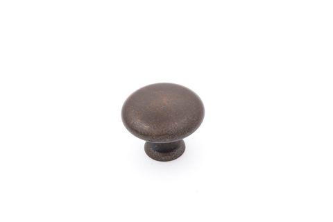 SHAKER 35MM PLAIN KNOB - ANTIQUE BRONZE