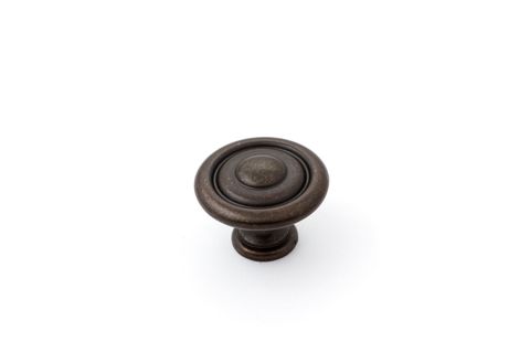 SHAKER 35MM FLUTED KNOB - ANTIQUE BRONZE