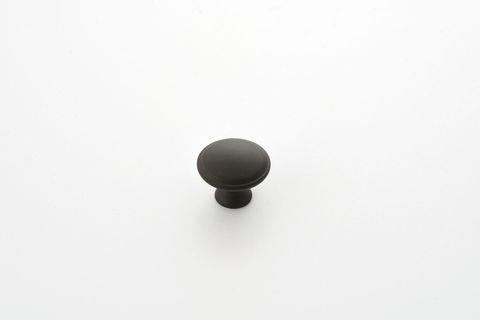 CENTURY 30MM ROUND KNOB - MATT BLACK