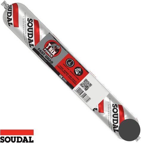 SOUDAL T-REX POWER FAST GRAB STEEL GREY 600ML