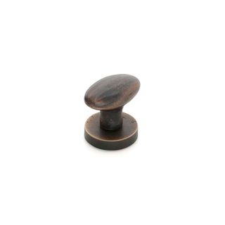CAST OVO 64MM DOOR KNOB  - PASSAGE SET INC. LATCH - SILVER