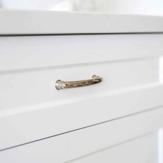 DECADE 102MM RIDGED HANDLE - POLISHED NICKEL