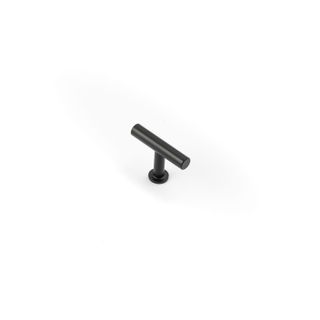 STRAND 50MM SOLID BRASS T-BAR HANDLE - MATT BLACK