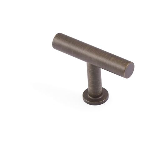 STRAND 50MM SOLID BRASS T-BAR HANDLE - BRONZE