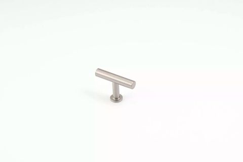 STRAND 50MM SOLID BRASS T-BAR HANDLE - DULL BRUSHED NICKEL