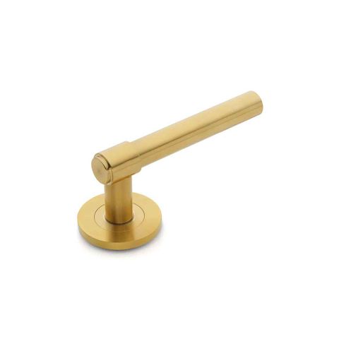 COAST LEVER - PASSAGE SET INC. LATCH - SATIN BRASS