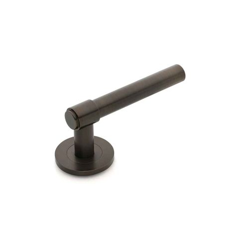 COAST LEVER - PRIVACY SET INC. LATCH, TURN SNIB, PRIVACY BOLT - BRONZE