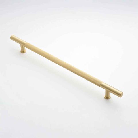 GROVE 450MM DOOR PULL - BACK-TO-BACK - SATIN BRASS