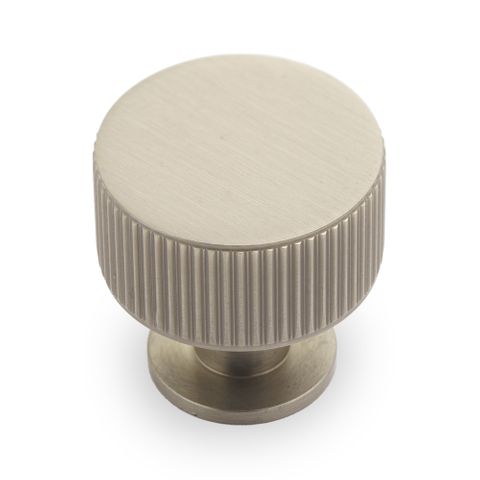 RIDGE 30MM KNOB - DULL BRUSHED NICKEL