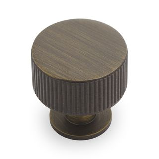RIDGE 30MM KNOB - BRONZE