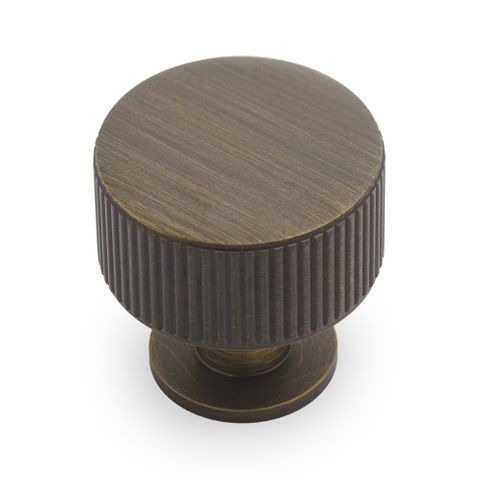 RIDGE 30MM KNOB - BRONZE