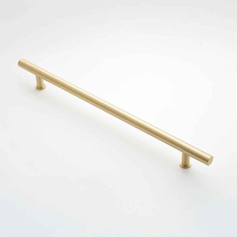 STRAND 450MM DOOR PULL - REAR FIX - SATIN BRASS