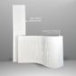 FRENCH BATTEN 28 PRIMED - WALL PANEL  602X2700 6.0MM