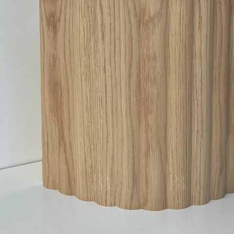 HALF ROUND 37 OAK - WALL PANEL  592X2700 8.0MM