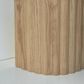 HALF ROUND 37 OAK - WALL PANEL  592X2700 8.0MM