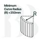 SCALLOP 50 PRIMED - WALL PANEL  610X2700 9.4MM