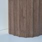 SCALLOP 50 BLACK WALNUT - WALL PANEL  610X2700 9.4MM