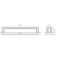 HET HANDLE INTRA 192MM - MATT BLACK / BRUSHED STAINLESS