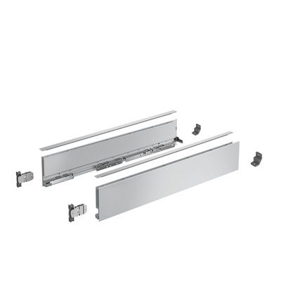 HET AVANTECH YOU DRAWER SIDE PROFILE SET 101H X 270MM - SILVER