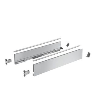 HET AVANTECH YOU DRAWER SIDE PROFILE SET 101H X 270MM - SILVER