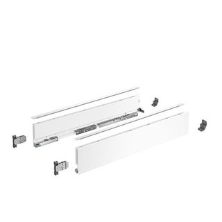 HET AVANTECH YOU DRAWER SIDE PROFILE SET 101H X 600MM - WHITE