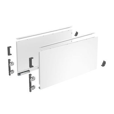 HET AVANTECH YOU DRAWER SIDE PROFILE SET 251H X 650MM - WHITE