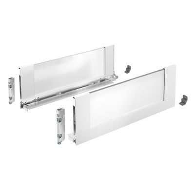 HET AVANTECH YOU INLAY DRAWER SIDE NL 550 WHITE 187MM LEFT AND RIGHT