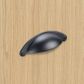 HET MATANE SHELL HANDLE 64MM - MATT BLACK