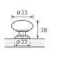 HET ARMENTO KNOB 33MM - MATT BLACK