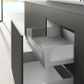 HET AVANTECH YOU GLASS INSERT FRONT PANEL 600MM HALF HEIGHT