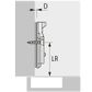 HETTICH VEOSYS MOUNT PLATE STAINLESS - SCREW ON