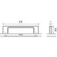 HET HANDLE BELLUNO 224 / 256MM - BRUSHED STAINLESS