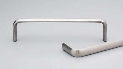 AH COBAR HANDLE 160MM SATIN STAINLESS MEETS AS 1428