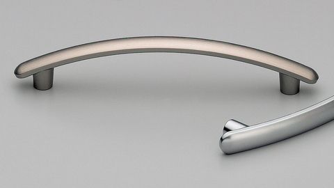 ARCH HANDLE 128MM SATIN CHROME