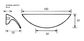 SHELL HANDLE 100MM BLACK STRUCTURED