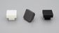SQUARE KNOB 30MM BLACK STRUCTURED