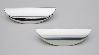SHELL HANDLE 100MM SATIN CHROME