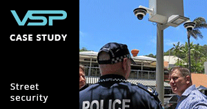 CCTV security solution for bustling street in noosa