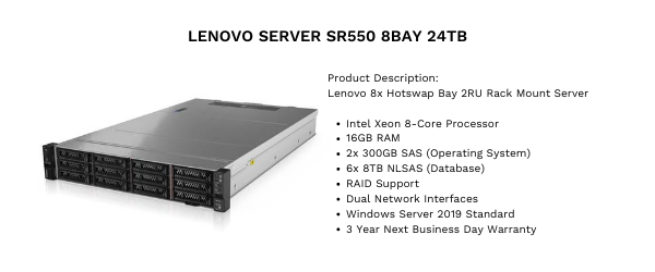 LENOVO-SERVER-SR550-8BAY-24TB