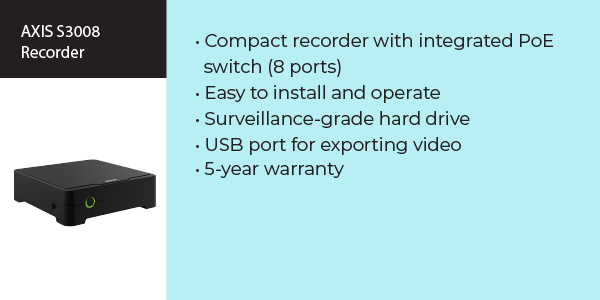 Axis S3008 Recorder