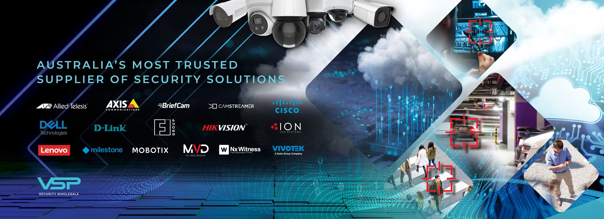 VSP core brands - Axis Hikvision VIVOTEK Dell Lenovo