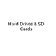 HARD DRIVES & SD CARDS