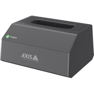 AXIS 02645-006 - AXIS W702 Docking Station 1 Bay charges the battery and ensures easy data offloading of a single AXIS W110 body worn camera.